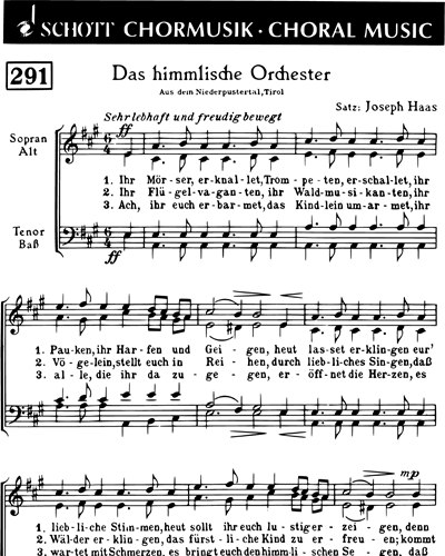 Das himmlische Orchester — Joseph Haas