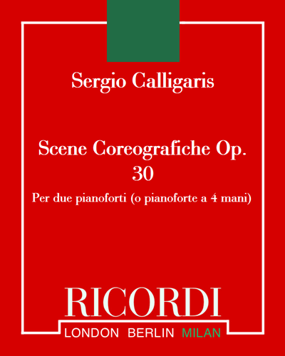 Scene Coreografiche Op. 30 — Sergio Calligaris