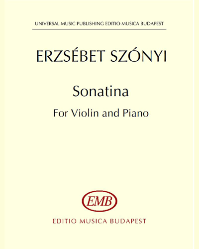 Sonatina — Erzsébet Szőnyi