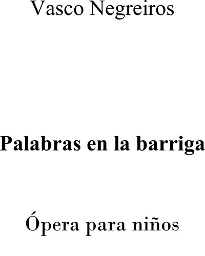 As Palavras na Barriga [Spanish Version] — 佚名