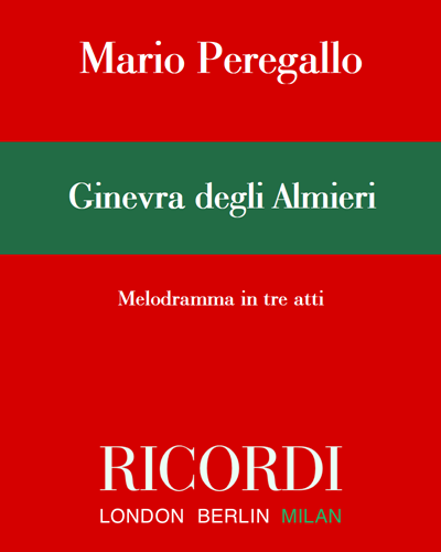 Ginevra Degli Almieri — Mario Peregallo