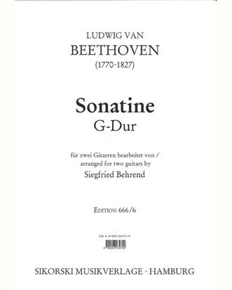 Sonatina in G major — Ludwig van Beethoven