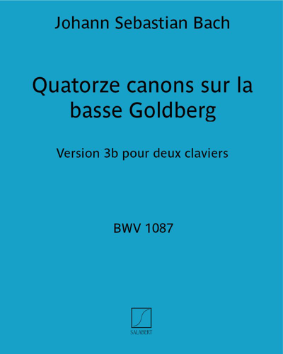14 Canons on the Goldberg Bass, BWV 1087 — 巴赫