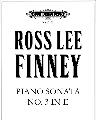 Piano Sonata No. 3 in E — Rowland Lee
