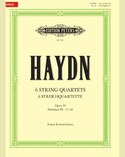 6 String Quartets Op.20 (Hoboken III: 31-36) — 海顿