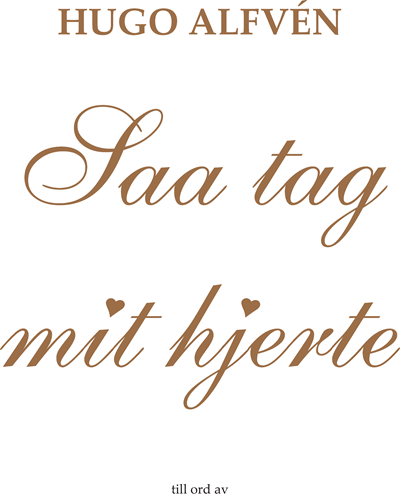 Saa tag mit hjerte — 阿尔文