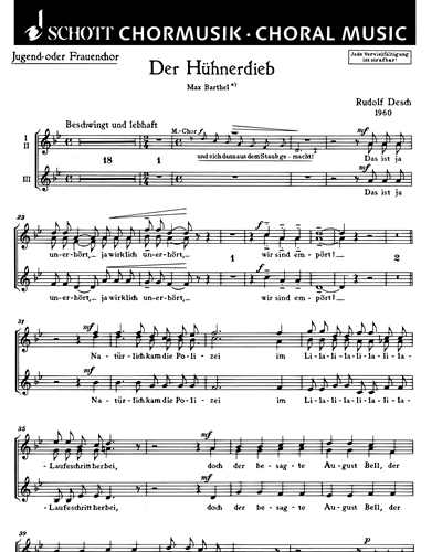Der Hühnerdieb — Rudolf Desch