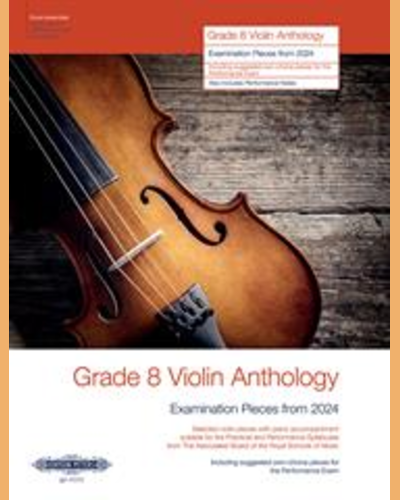 Grade 8 Violin Anthology from 2024 — Various