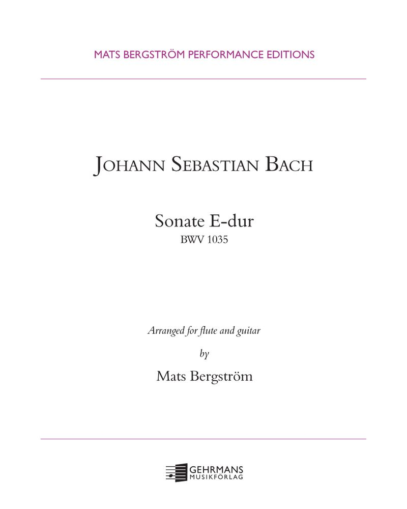 Sonata in E major, BWV 1035 — 巴赫
