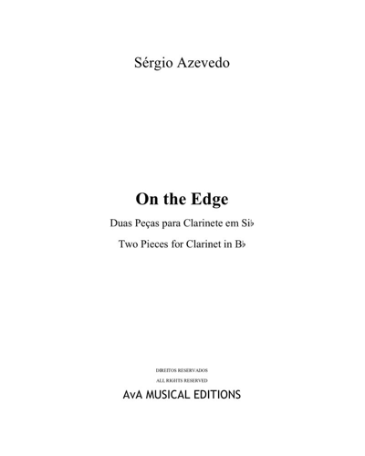 On The Edge — Sérgio Azevedo