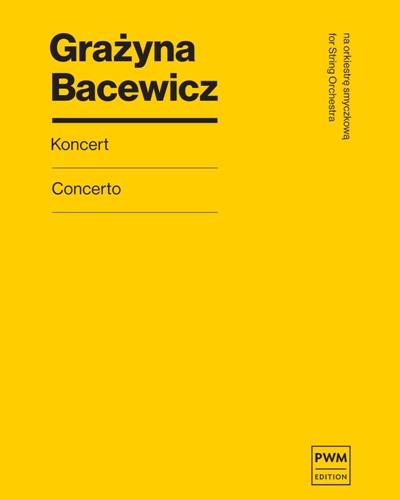 Concerto for String Orchestra — 巴切维奇