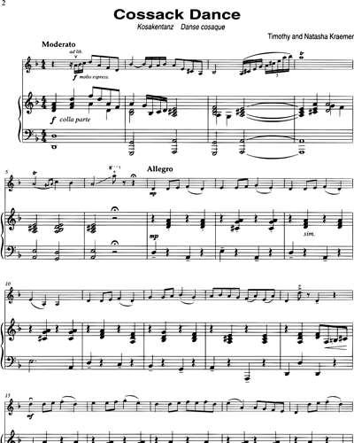 Cossack Dance — Timothy Kraemer