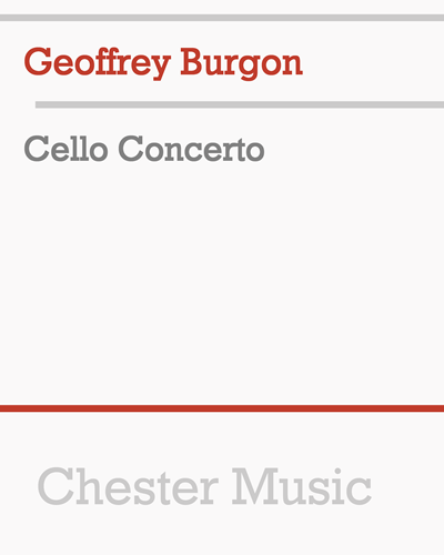 Cello Concerto — Geoffrey Burgon