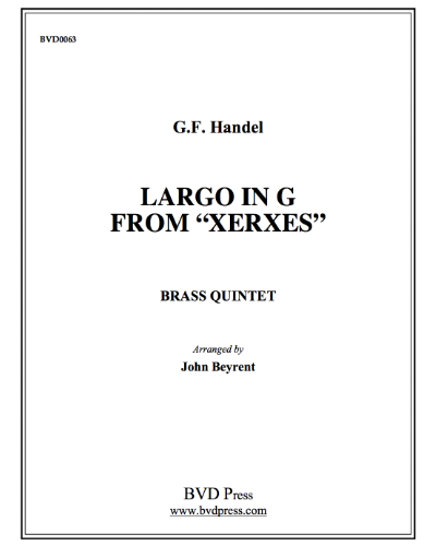 Largo in G major (from 'Xerxes') — 亨德尔
