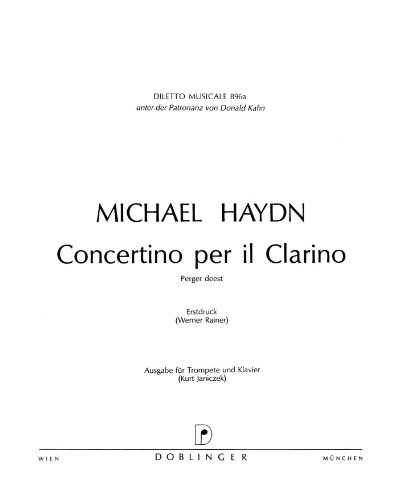 Concertino in D major — 米夏埃尔·海顿