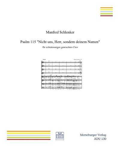 Psalm 115: "Nicht uns, Herr, sondern deinem Namen" — Manfred Schlenker