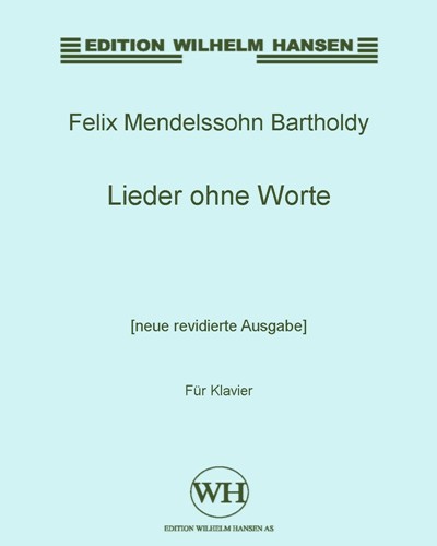 Lieder ohne Worte [Neue Revidierte Ausgabe] — Felix Mendelssohn Bartholdy