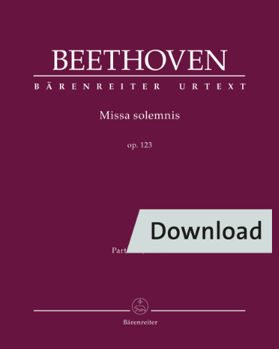 Missa solemnis, op. 123 — 贝多芬