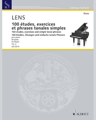 100 etudes, exercises and simple tonal phrases — Nicholas Lens