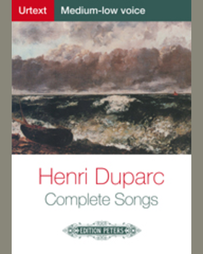 La fuite (from 'Duparc: Complete Songs, Medium/Low Voice') — 迪帕克