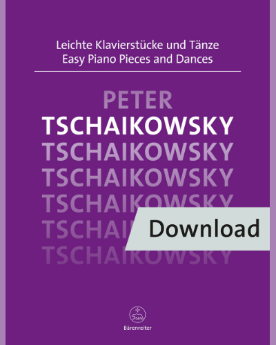 Easy Piano Pieces and Dances — Tschaikowsky Pjotr Iljitsch