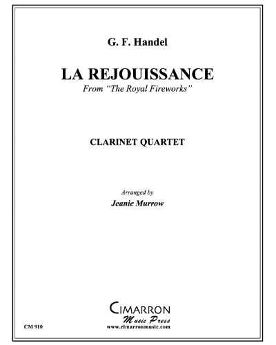 La Rejouissance (from 'Royal Fireworks') — 亨德尔