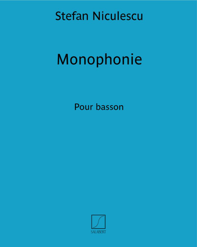 Monophonie — Ştefan Niculescu