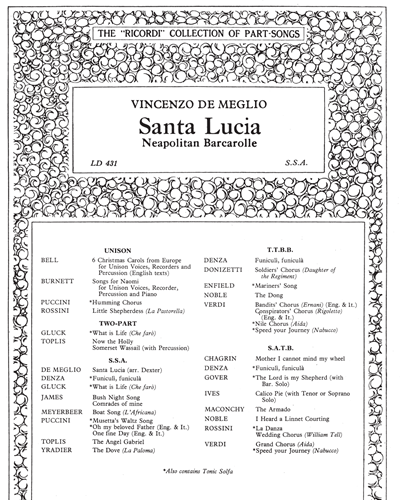 Santa Lucia — Vincenzo De Meglio