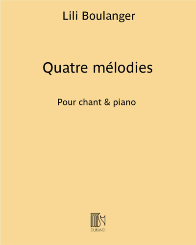 Quatre mélodies — 莉莉·布朗热