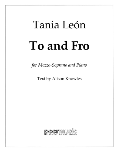 To and Fro — Tania León
