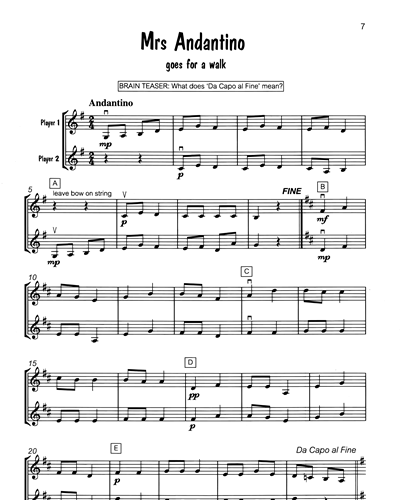 Mrs Andantino Goes For A Walk — Mary Cohen
