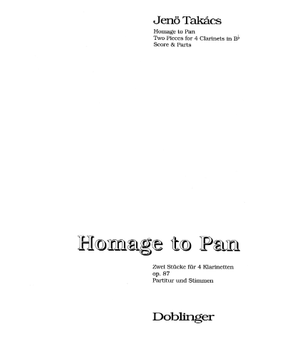 Homage to Pan, op. 87 — Jenő Takács