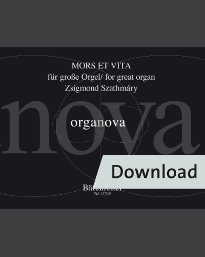 Mors et Vita for great organ — Zsigmond Szathmáry