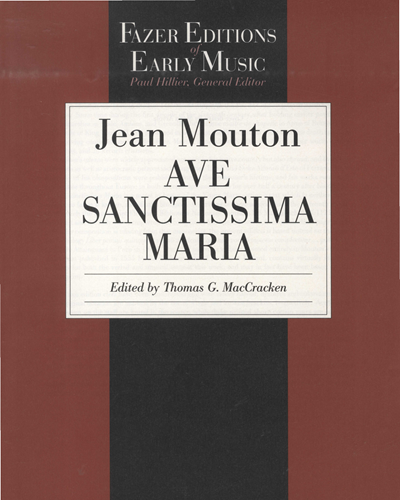 Ave Sanctissima Maria — Jean Mouton