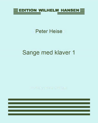 Songs with Piano 1 — Peter Heise