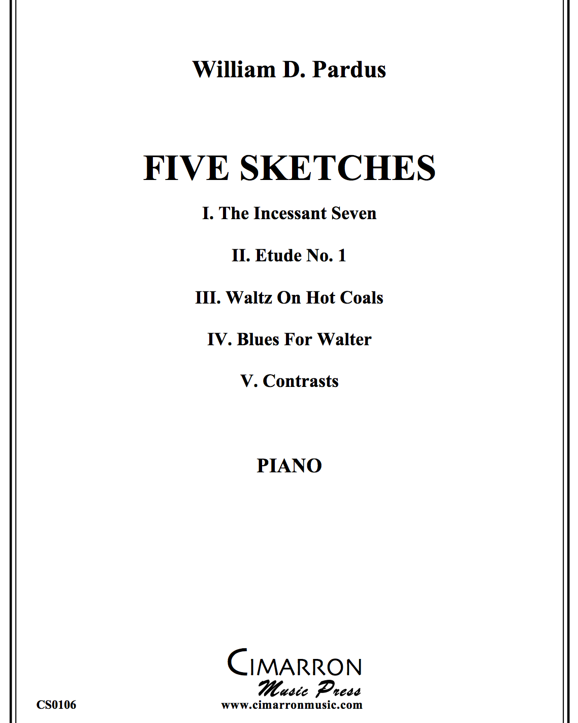 Five Sketches — William Pardus