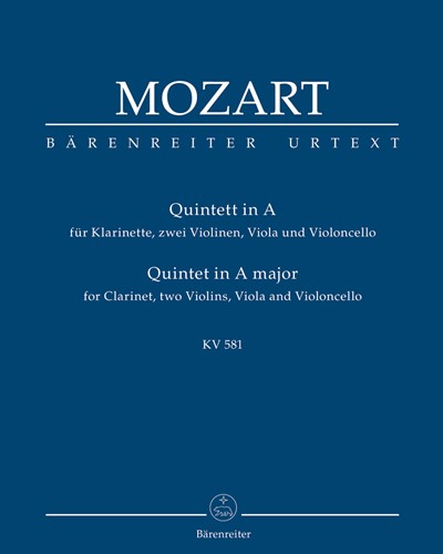 Quintet in A major, K. 581, 'Stadler Quintet' — 莫扎特