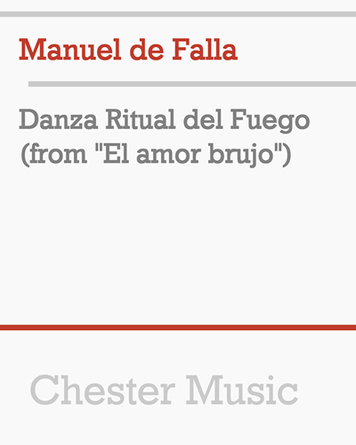 Danza Ritual del Fuego (from 'El amor brujo') — 法雅