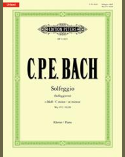 Solfeggio (Solfeggietto) — C.P.E.巴赫