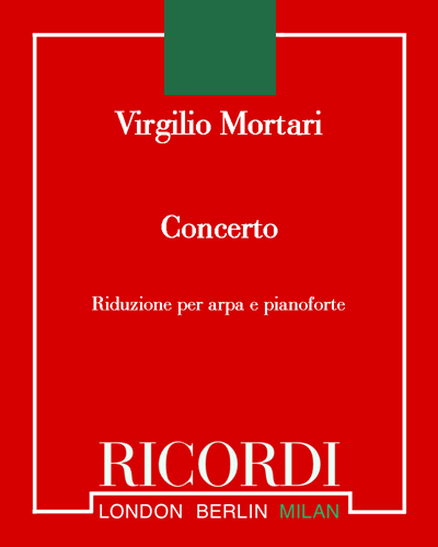 Concerto (Transcription for Harp and Piano) — Virgilio Mortari