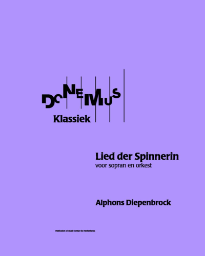 Lied der Spinnerin — Alphons Diepenbrock