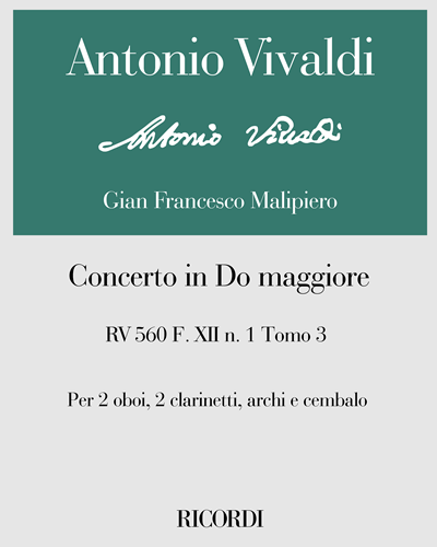 Concerto in C major, RV 560, F. XII no. 1, Vol. 3 — 维瓦尔第