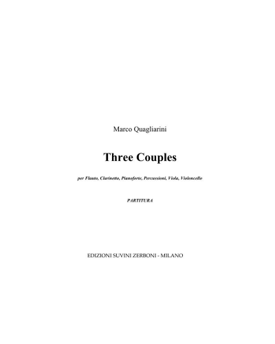 Three Couples — Marco Quagliarini