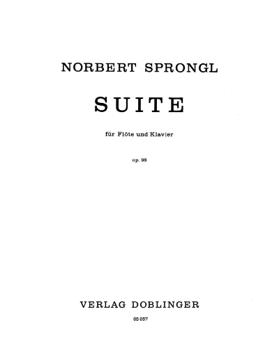 Suite, op. 98 — Norbert Sprongl