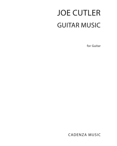 Guitar Music — Joe Cutler