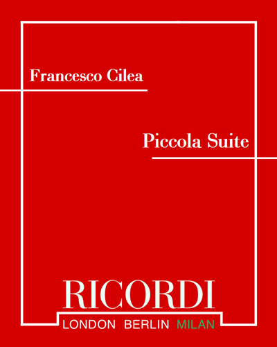Piccola Suite: III. Alla Marcia — Francesco Cilea