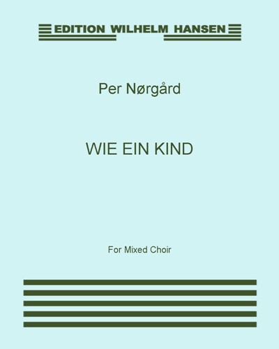 Wie ein Kind — Per Nørgård