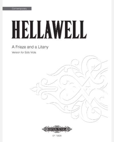 A Frieze And A Litany — Piers Hellawell
