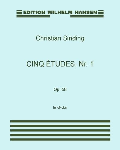 Five Études, op. 58 No. 1 — 克里斯蒂安·辛丁