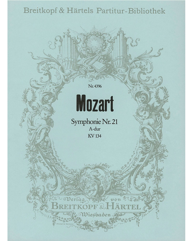 Symphony No. 21 in A major, K. 134 — 莫扎特